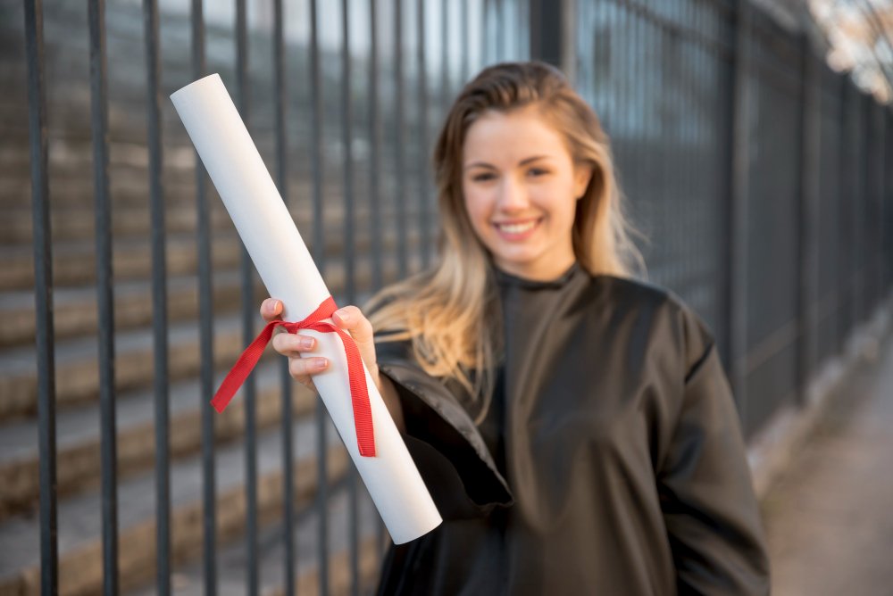 diploma mulher